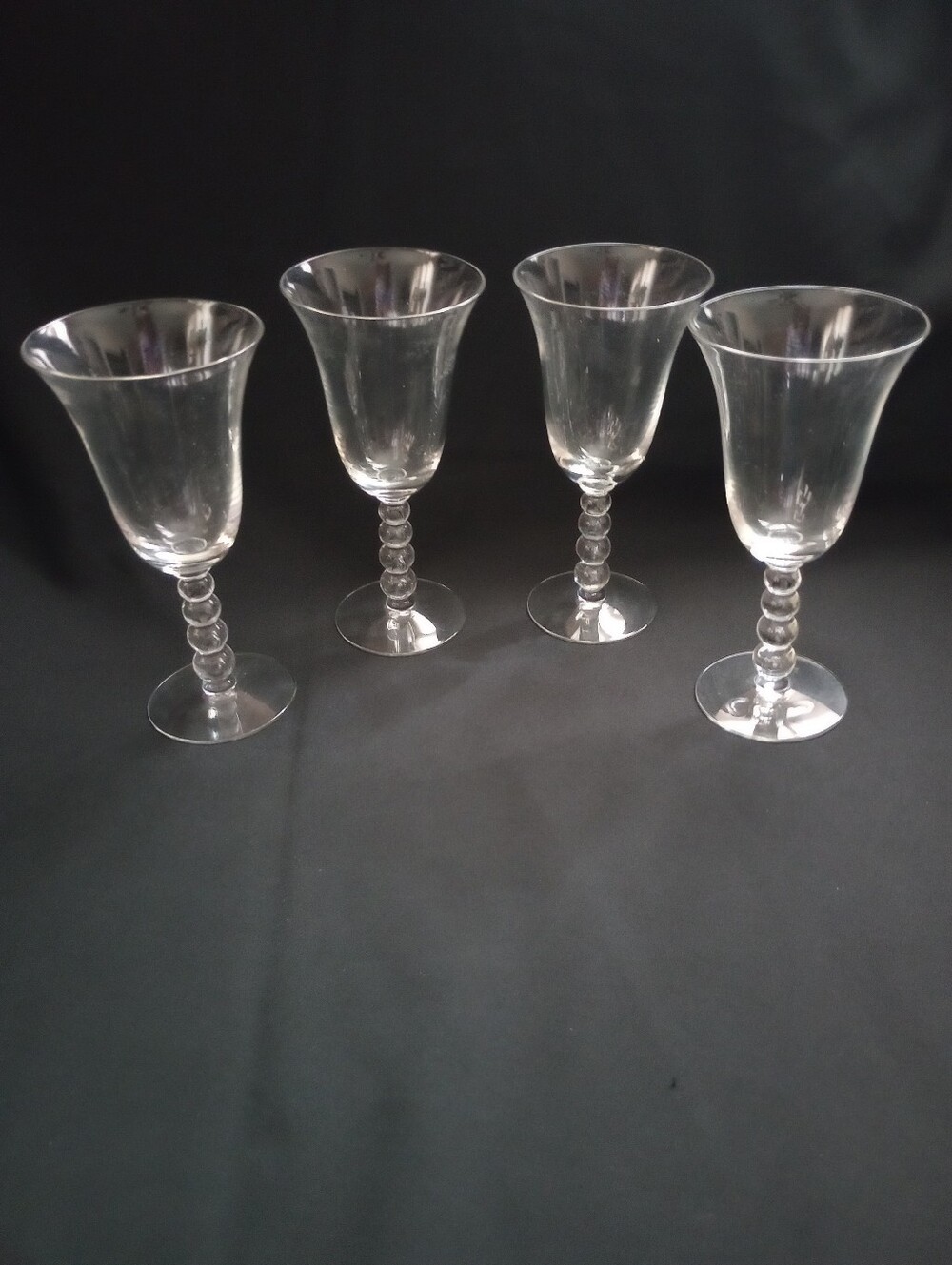 Imperial Candlewick 9 Ounce Crystal Water/Wine Goblets-- Set of 4